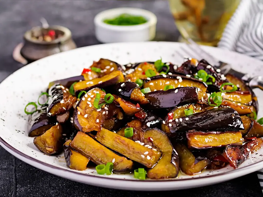 Braised Tofu & Eggplant Rice