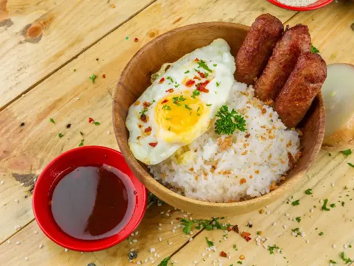 Fried Egg & Luncheon Meat Rice