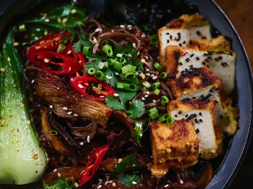 Mushroom & Tofu Claypot Rice