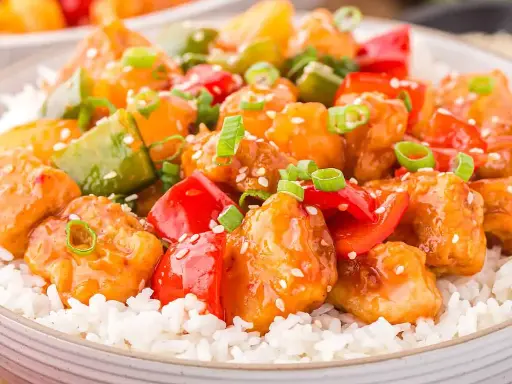 Sweet & Sour Pork Rice